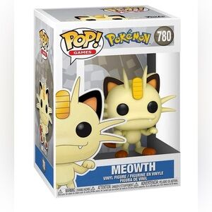 Funko Pop Games #780 Pokemon Meowth Brand New